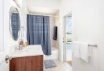 Shared Guest Bathroom with Pool Access